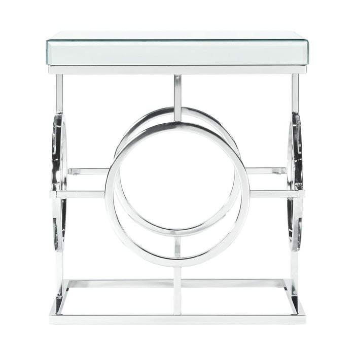 Pearl - End Table - Chrome