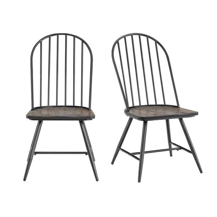 Keenan - Dining Side Chair - Black (Set of 2)