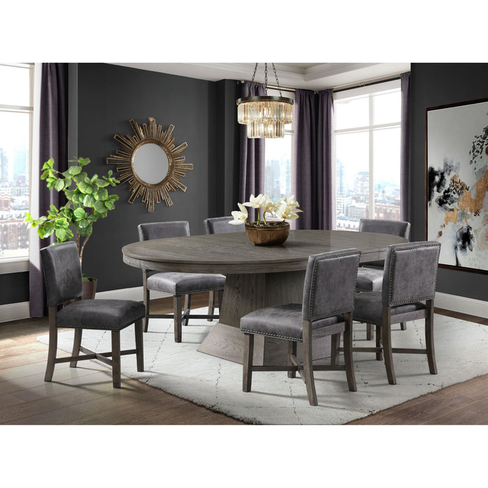 Collins - Dining Table Complete - Gray