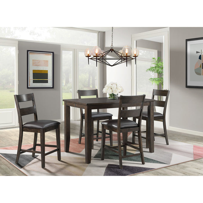 Mango - 5 Piece Counter Height Dining Set-Table & Four Chairs