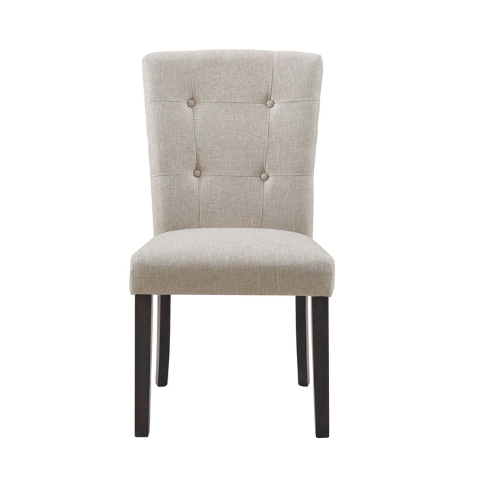 Lexi - Tufted Upholstered Chair (Set of 2) - Espresso