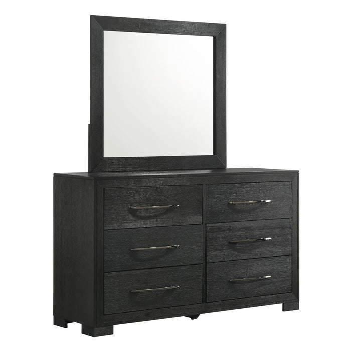 Allan - Dresser & Mirror Set - Black