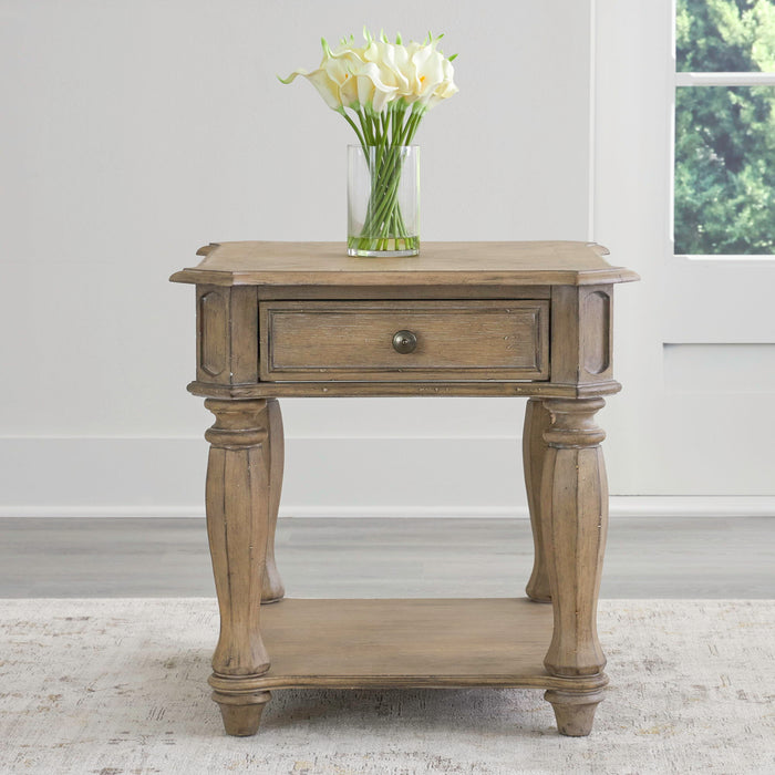 Magnolia Manor - End Table - Light Brown