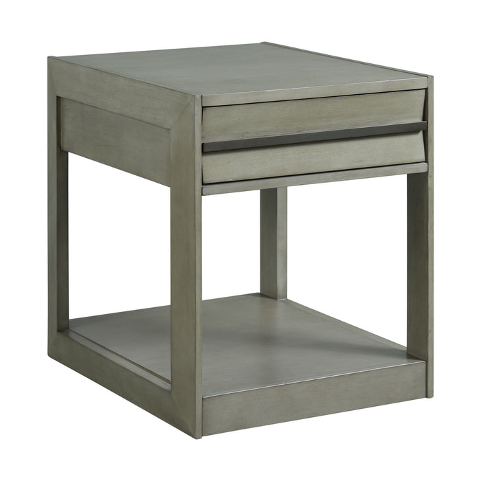 Gordon - 2 Piece Occasional Table Set Coffee Table & End Table - Gray