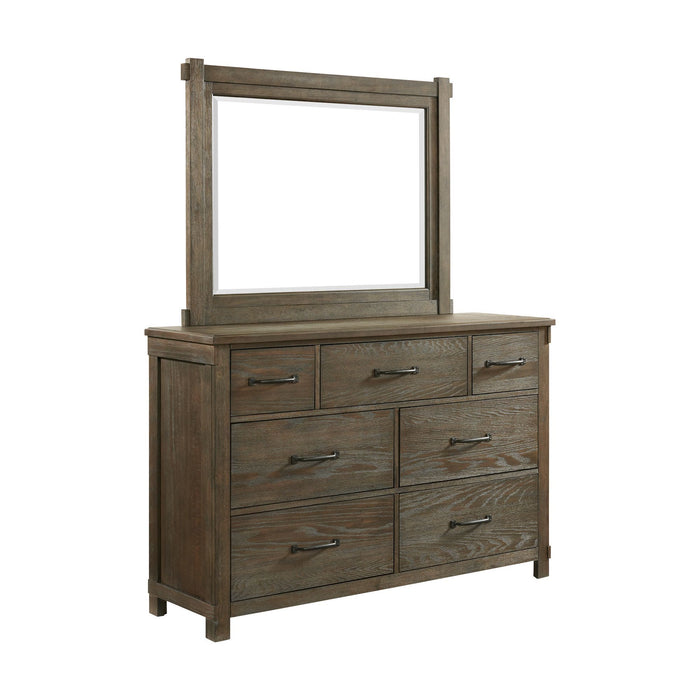 Scott - 7-Drawer Dresser With Mirror Set
