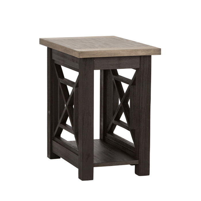 Heatherbrook - Chair Side Table - Black