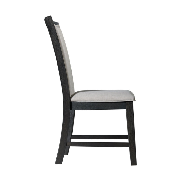 Grady - Dining Slat Back Side Chair (Set of 2) - Black