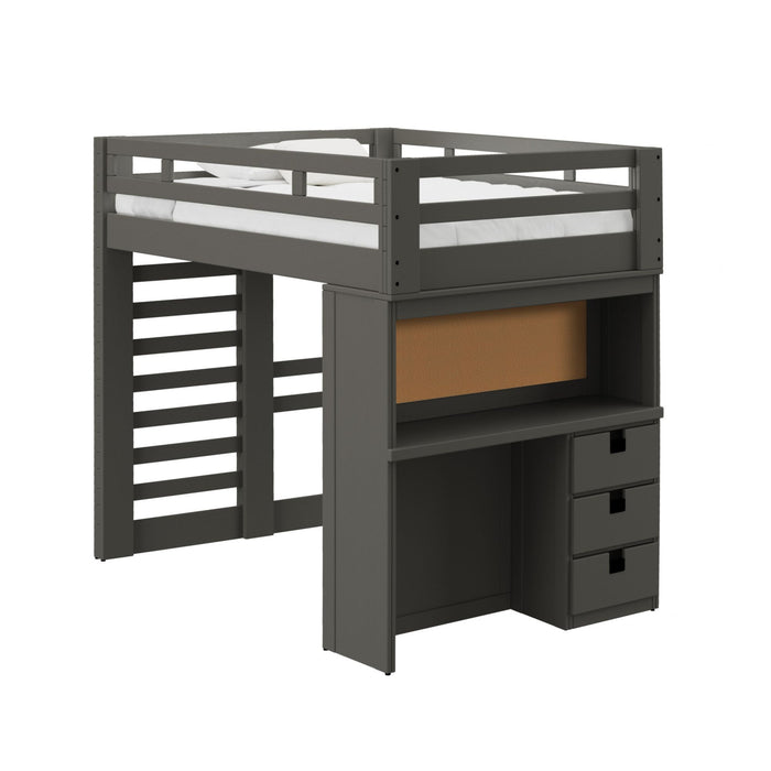 Cali Kids - Basic Loft Desk Bed