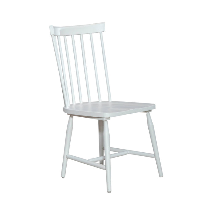 Palmetto Heights - Optional 5 Piece Pedestal Table Set - White