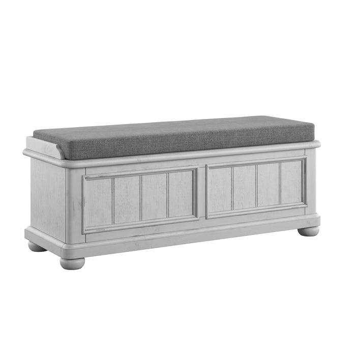 New Haven - Storage Bench - Oyster Shell