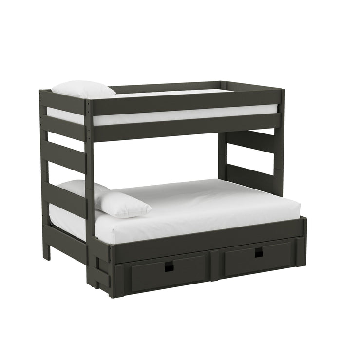 Cali Kids - Twin Over Full Bunk With Trundle - Grey