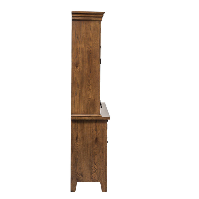 Hearthstone Ridge - Hutch & Buffet - Dark Brown