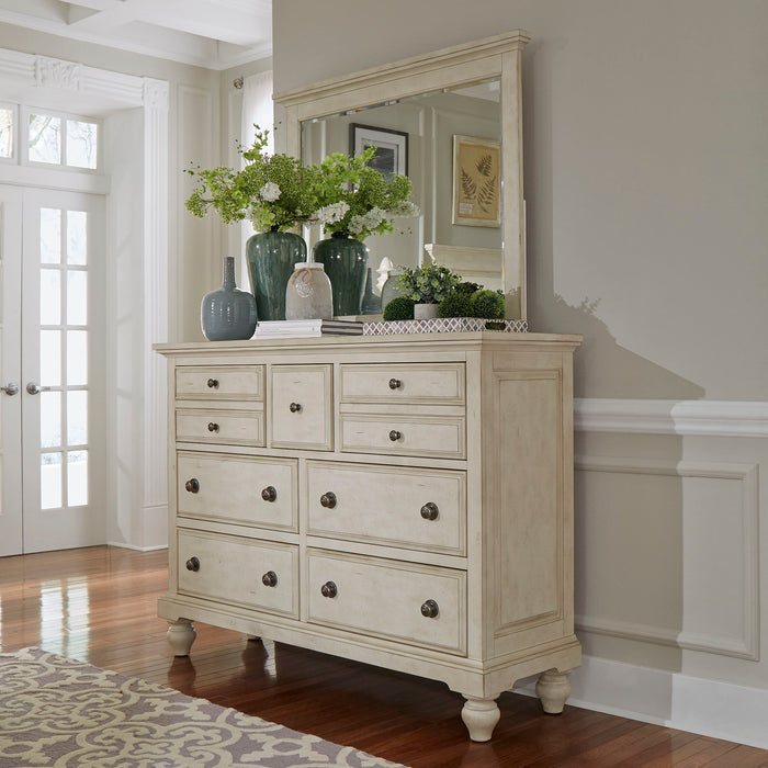 High Country - Panel Bed, Dresser & Mirror