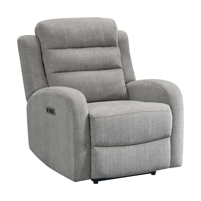 Avanti - Power Recliner with Power Motion Head Recliner - Whiskers Nature Grey