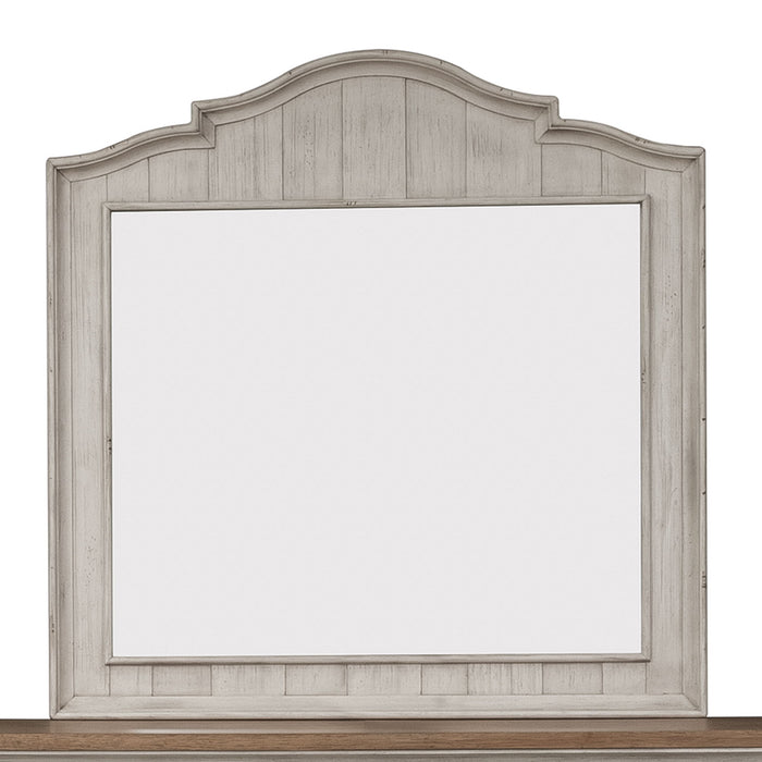 Farmhouse Reimagined - Mirror - White - 42" Height