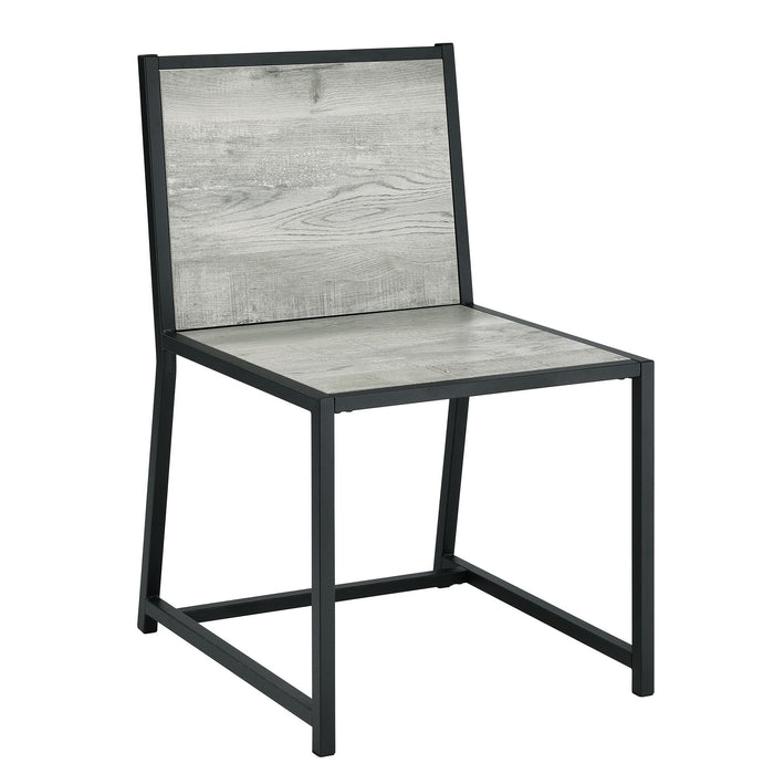 Preston - Desk and Chair - Grey