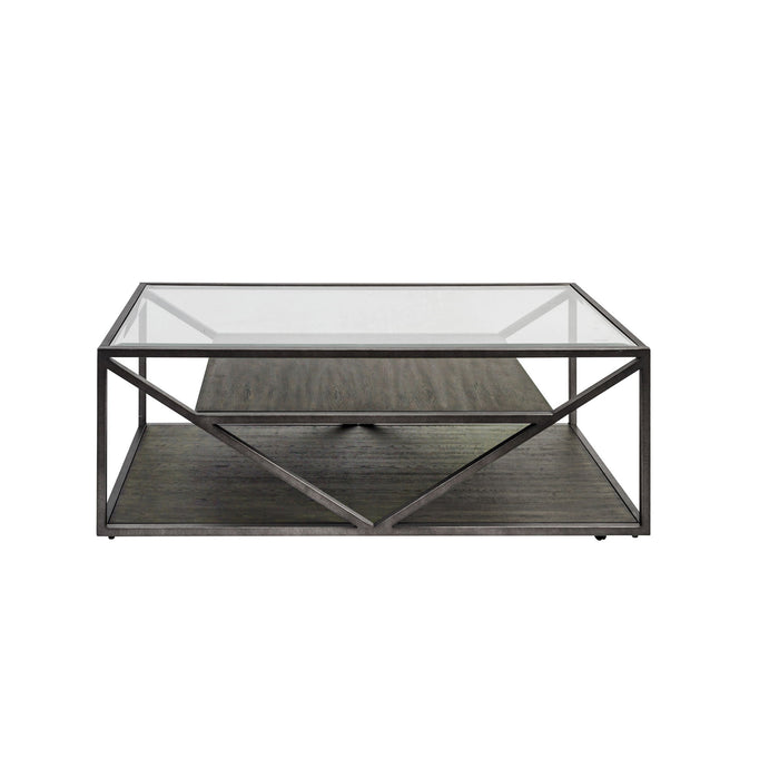 Arista - 3 Piece Set (1 Cocktail 2 End Tables) - Dark Gray