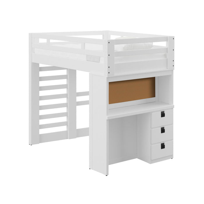 Cali Kids - Basic Loft Desk Bed