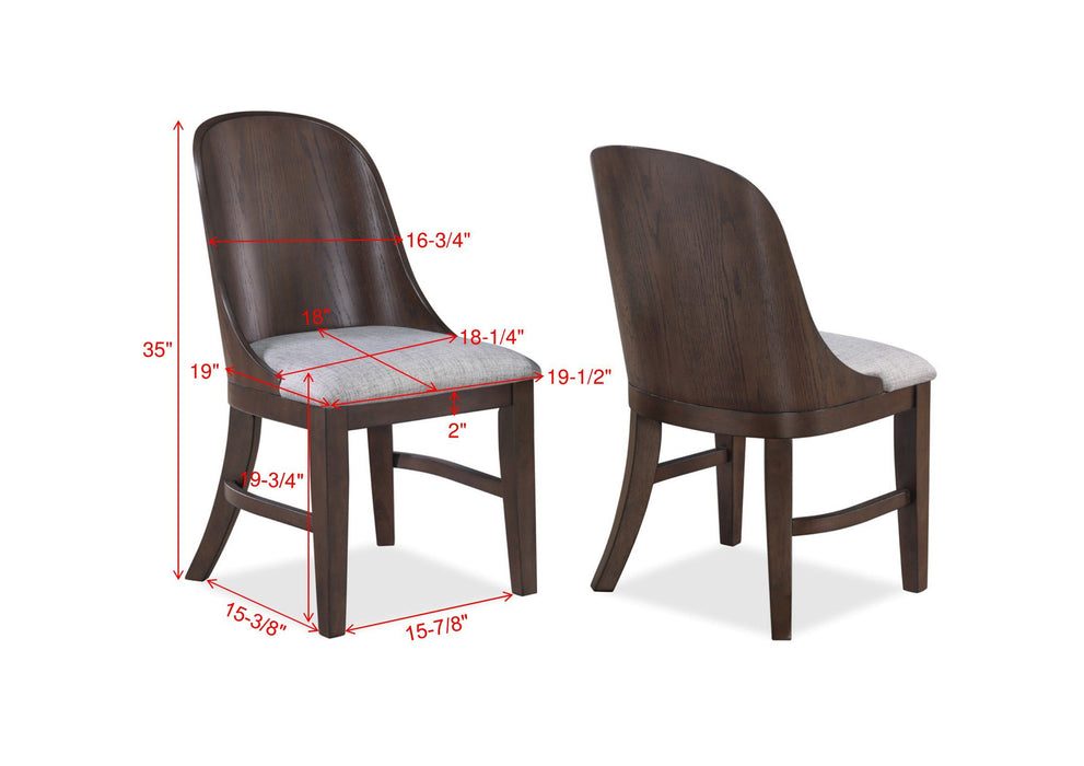 Cullen - Side Chair (Set of 2) - Walnut