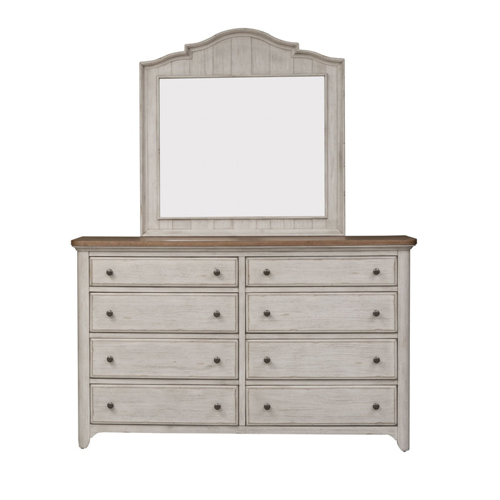 Farmhouse Reimagined - Mirror - White - 42" Height